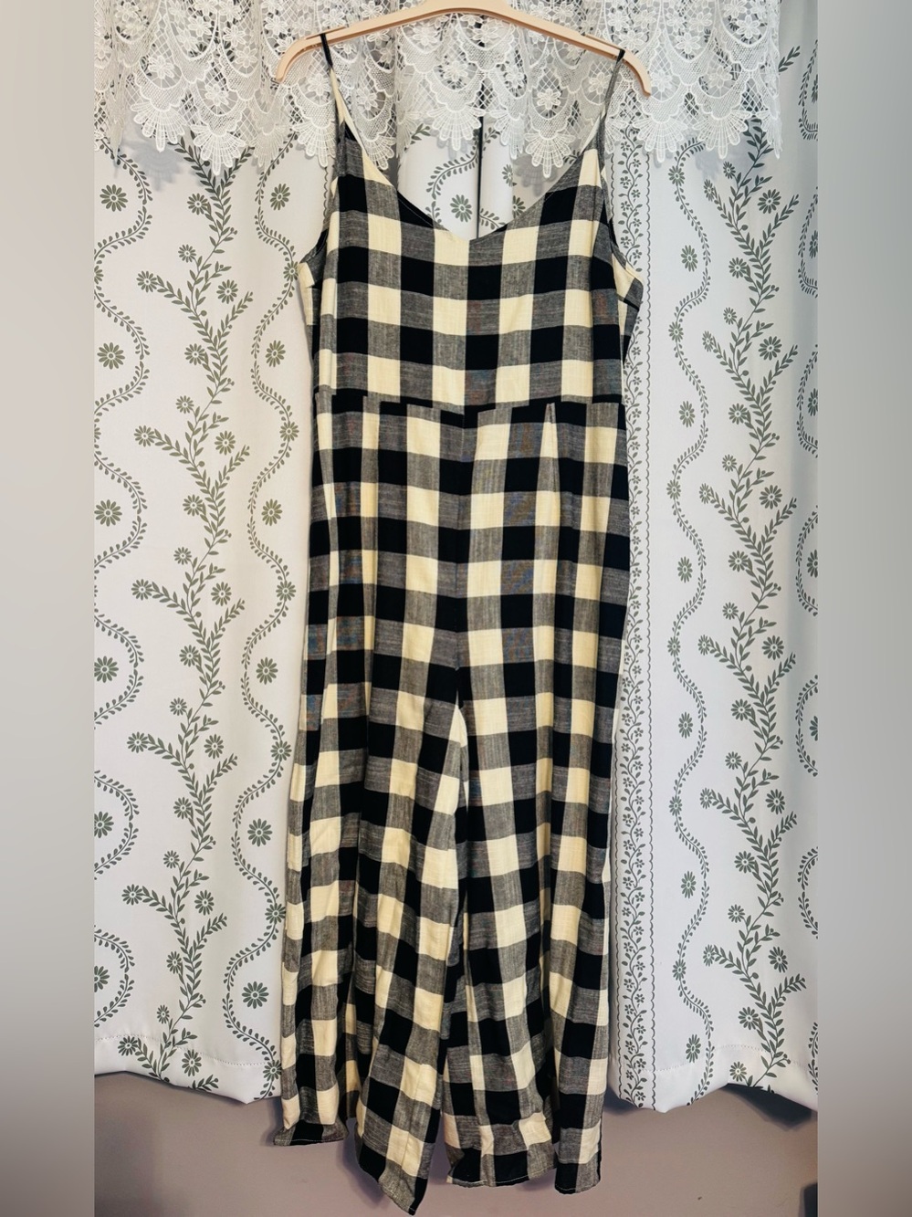 Anthropologie If By The Sea Gingham Jumpsuit - Picture 6 of 6